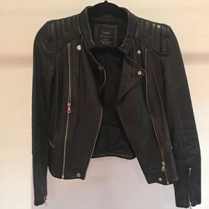 Zara leather jacket